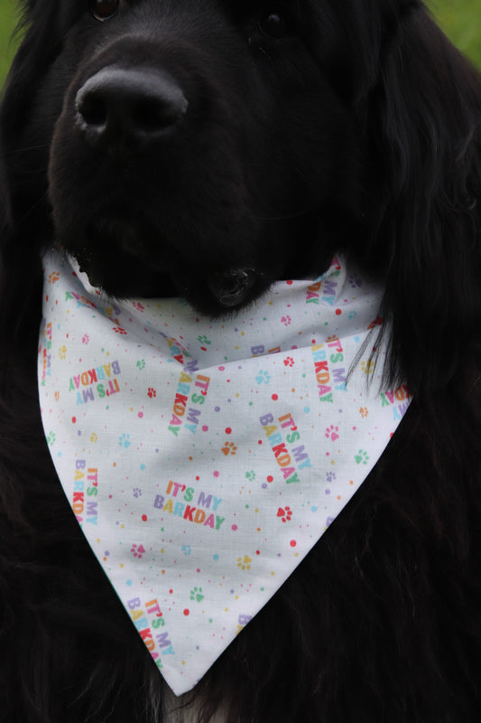 It’s My Barkday Bandana