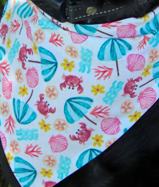 Seashell & Crab Bandana