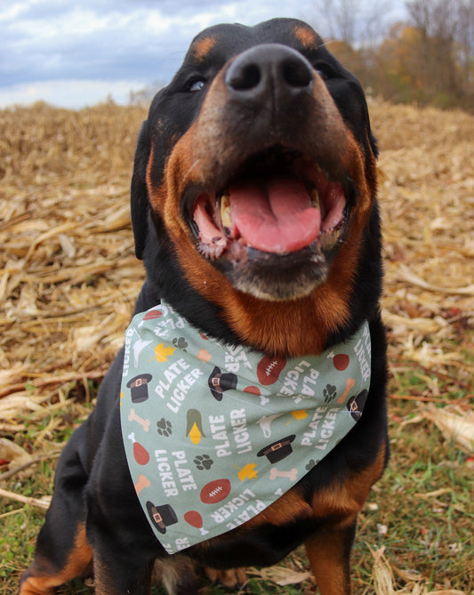 Thanksgiving “Plate Licker” Bandana
