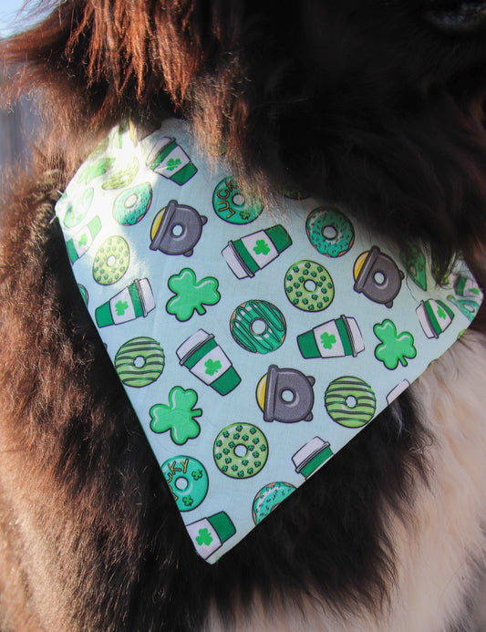 St. Patrick’s Day Coffee Bandana