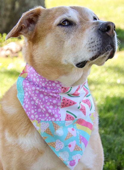 Patchwork Summer Bandana