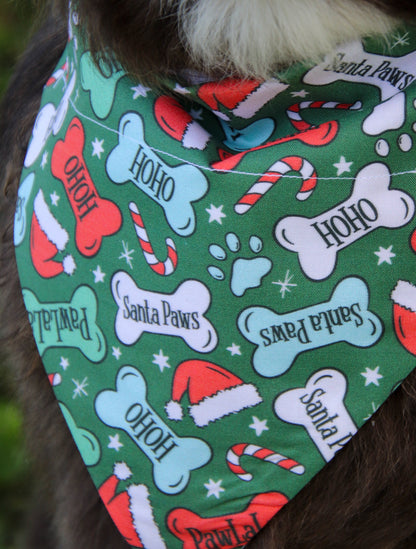 Santa Paws Bone Bandana