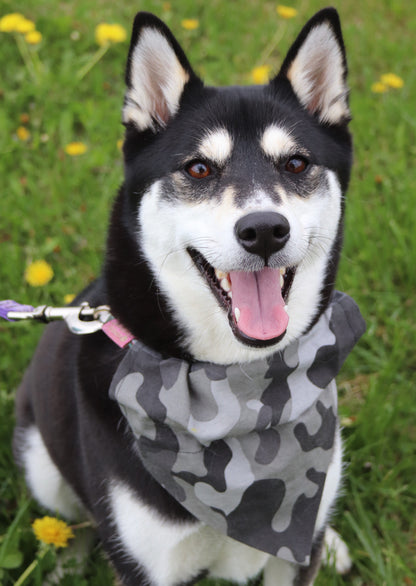 Gray Camo Bandana