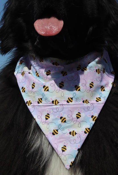 Bunny Bee Tye-Dye Bandana