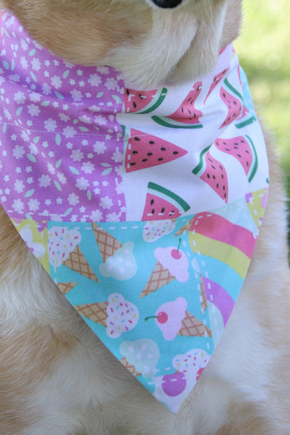 Patchwork Summer Bandana