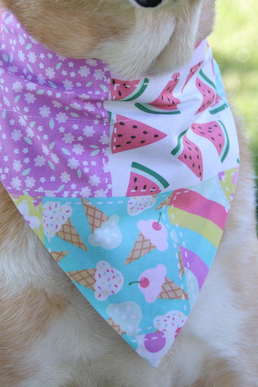 Patchwork Summer Bandana