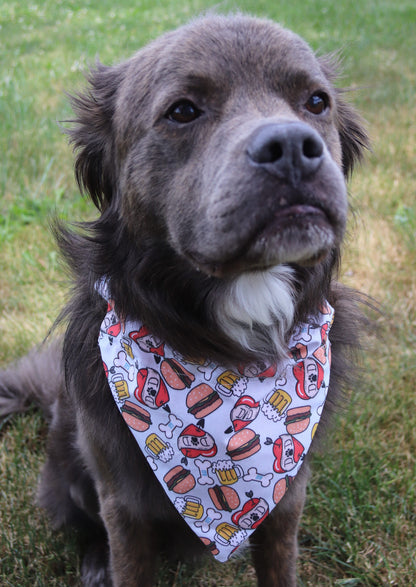 “I love Dad” Cheeseburger & Beer Bandana