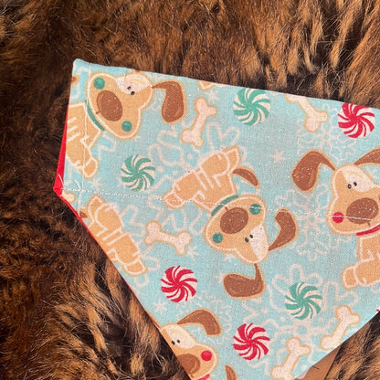 Winter Glitter Dog Bandana