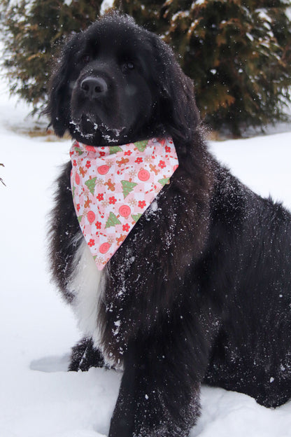 Smiley Ornaments Plaid Bandana