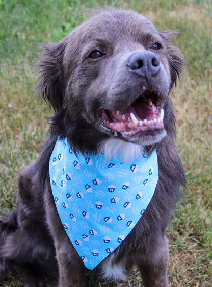 Happy Gotcha Day Blue Bandana