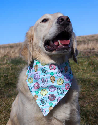 Striped Easter Donut Bandana