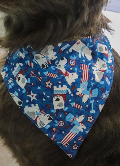 4th Of July Patriotic Dog Bandana