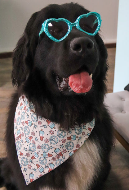 4th Of July Peace Sign Bandana