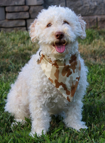 Tan Camo Bandana
